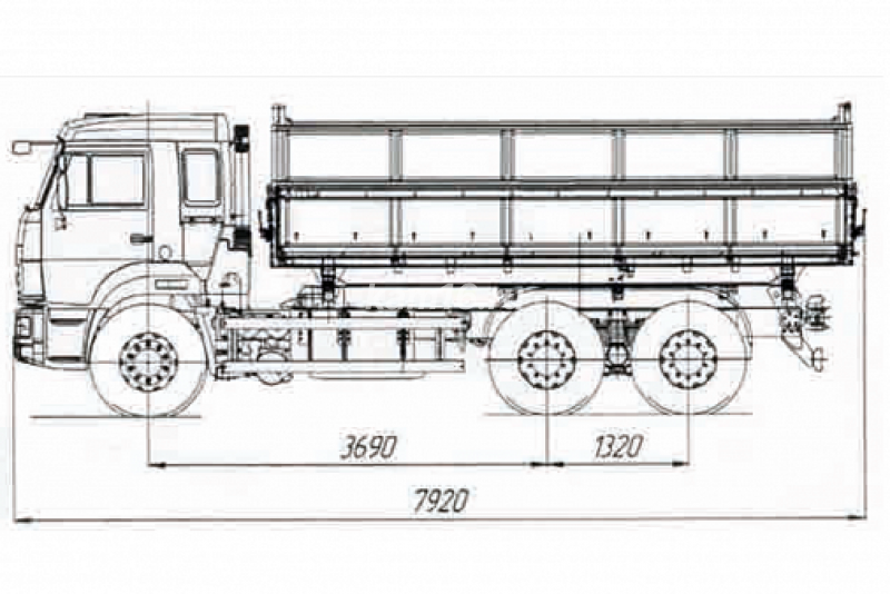 45143-306012-48 Самосвал КамАЗ